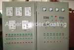 Control cabinet for roll mesh PVC coating line